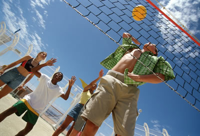 Volleyball on the Wide World of Sports Deck