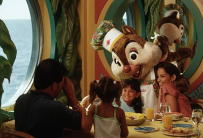 Character Dining on the Disney Magic