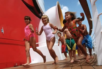 Kids on deck - Disney Cruise Line