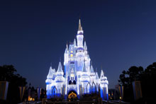 Castle Dreamlights at Magic Kingdom Park