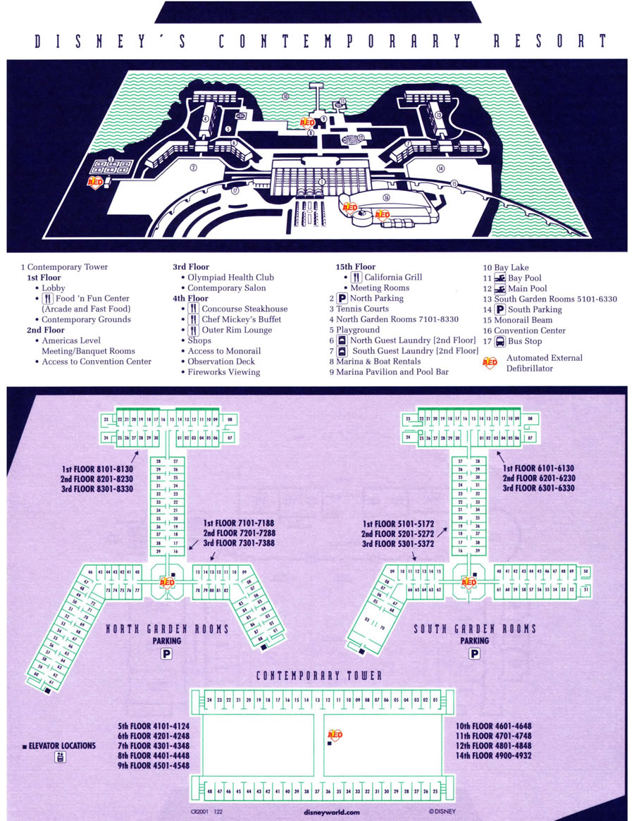 Disney World Contemporary Resort - 5 
